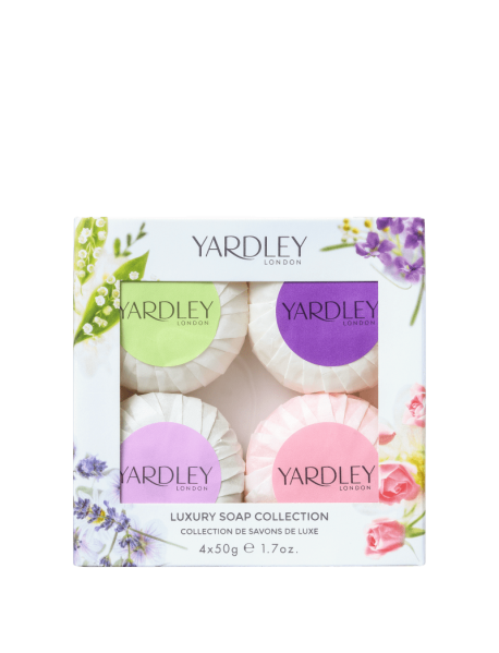 Kit Yardley Mixed Collection - Sabonetes em Barra 4x50g