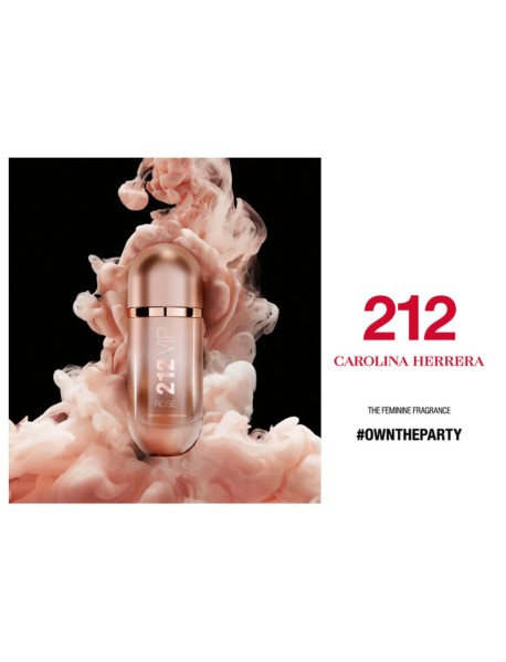 212 VIP Rosé Carolina Herrera Eau de Parfum 80ml